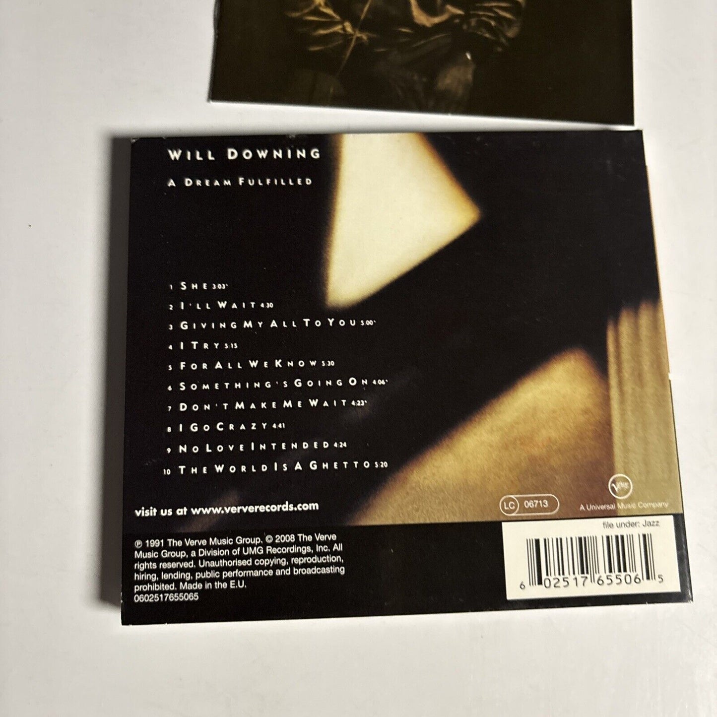 Will Downing – A Dream Fulfilled (CD, 2008)   Digipak