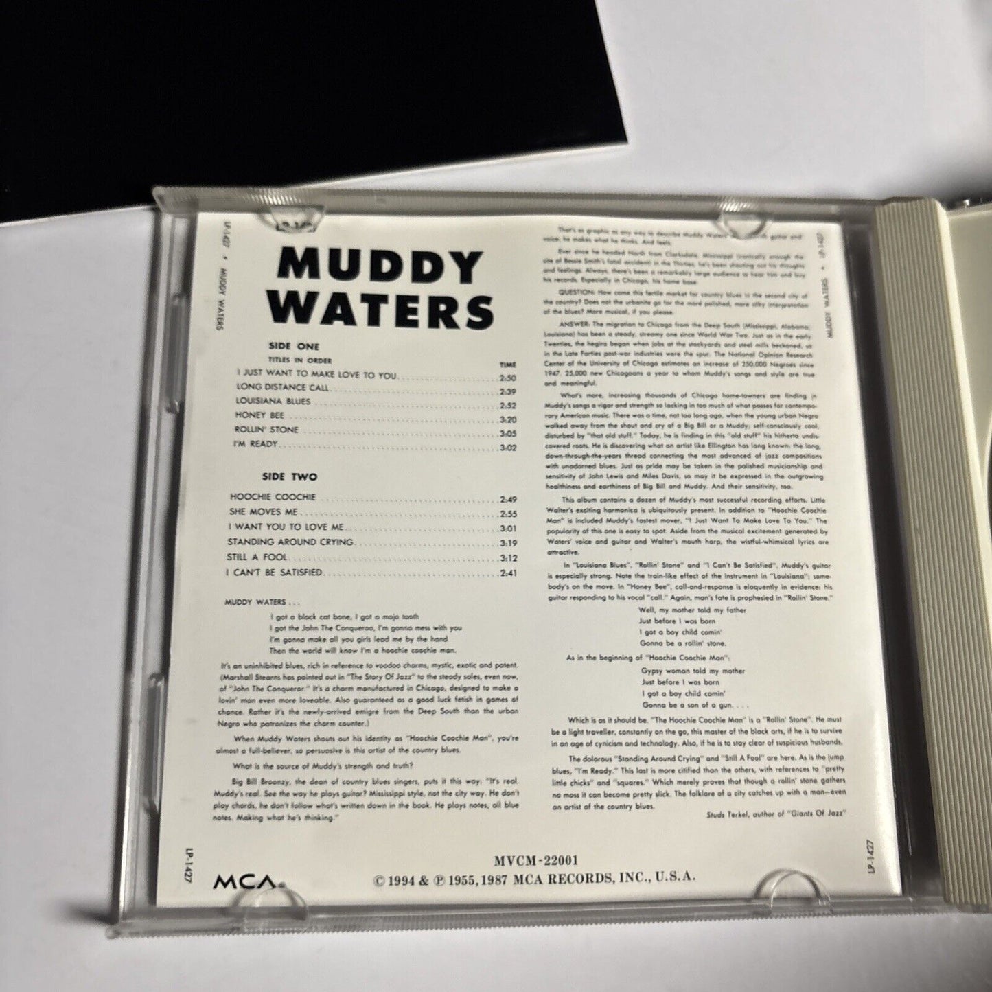 Muddy Waters – The Best Of Muddy Waters (CD,1994) mvcm-22001 Japan