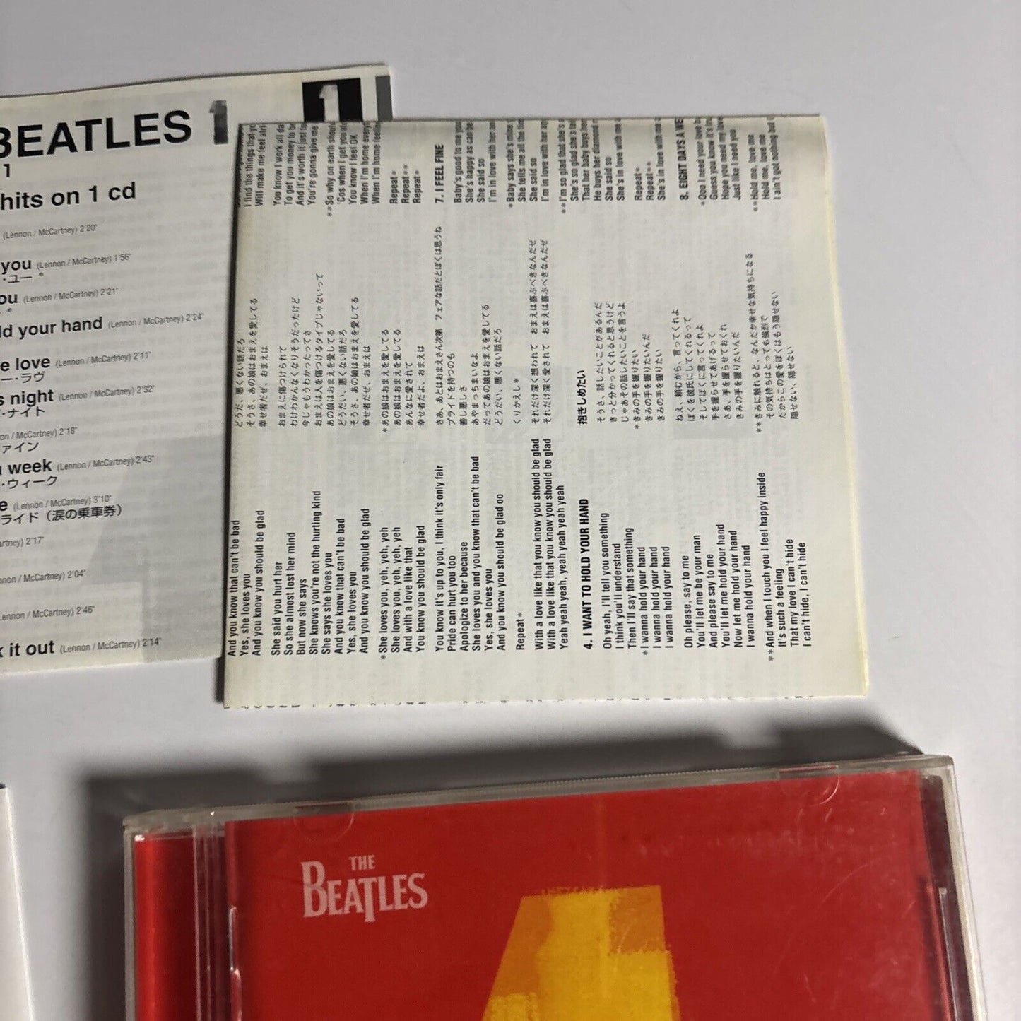 The Beatles – 1 (CD, 2000) tocp-65600 Japan