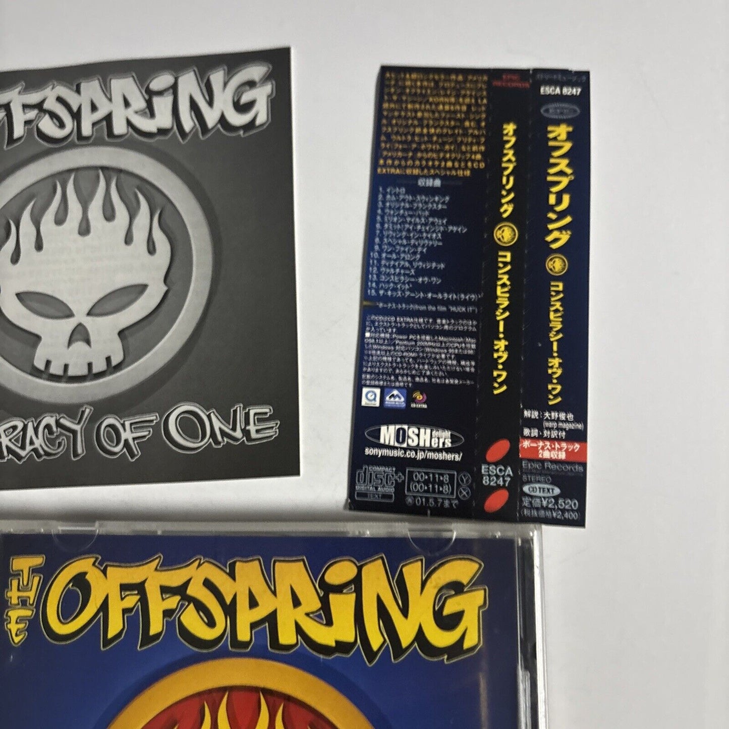 The Offspring – Conspiracy Of One (CD, 2000) esca-8247 Japan obi