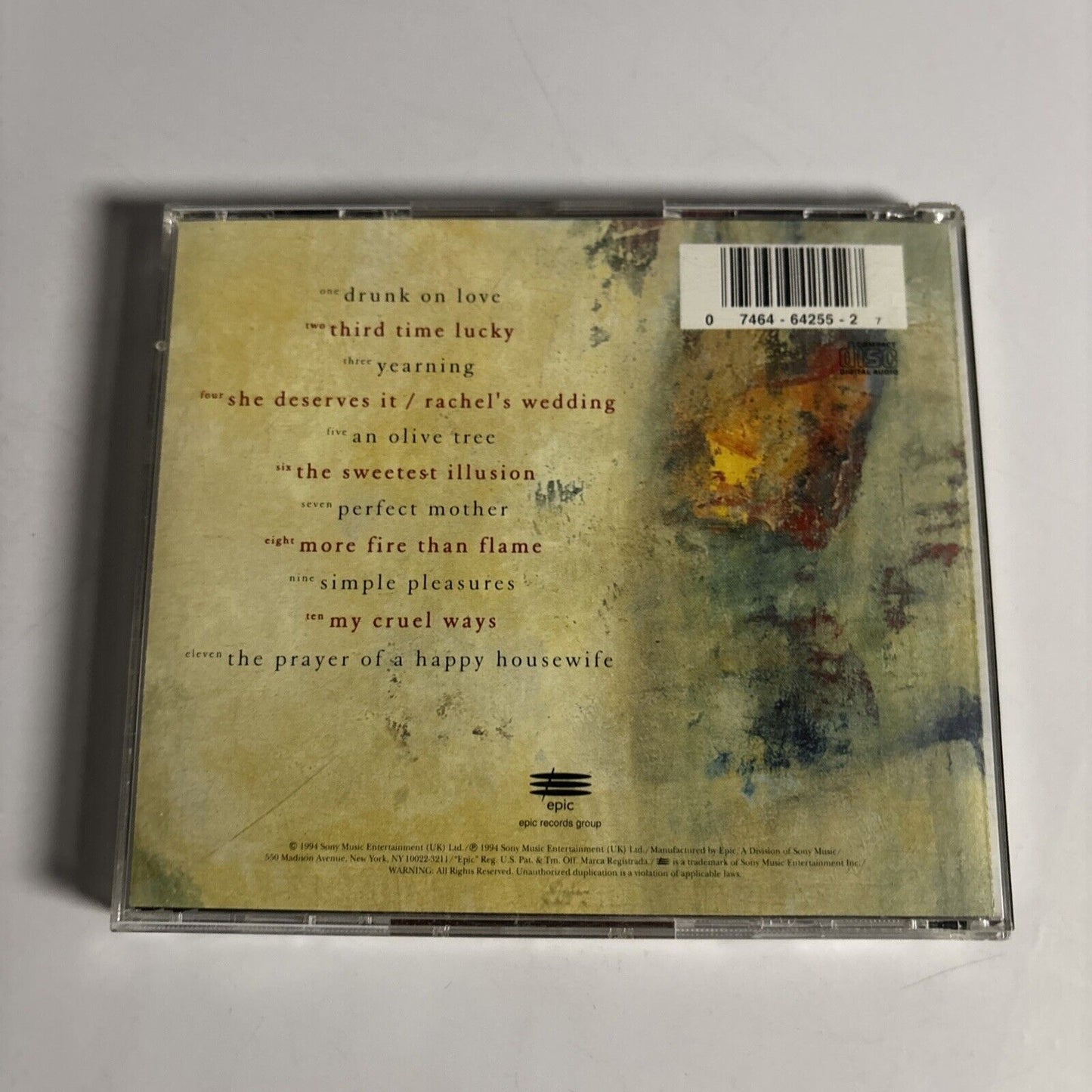 Basia – The Sweetest Illusion (CD, 1994) EK 64255