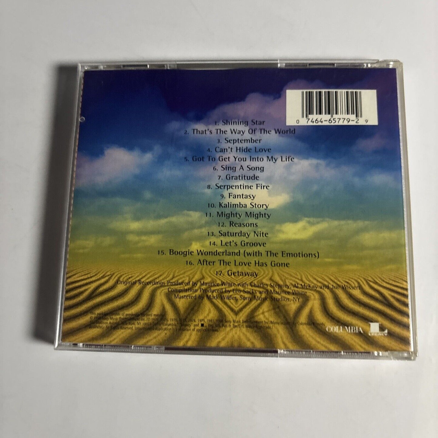 Earth Wind & Fire – Greatest Hits (CD, 1998) CK 65779