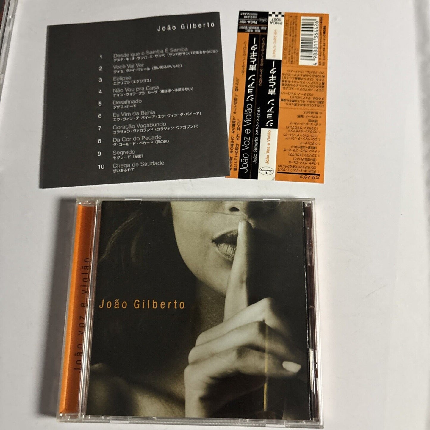 João Gilberto – João Voz E Violão (CD, 2000) phca-1067 Japan