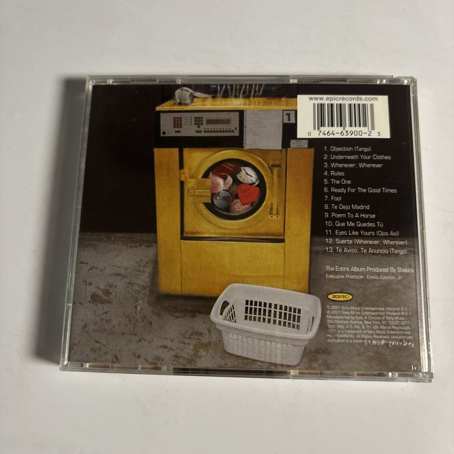 Shakira – Laundry Service (CD, 2001)  EK 63900