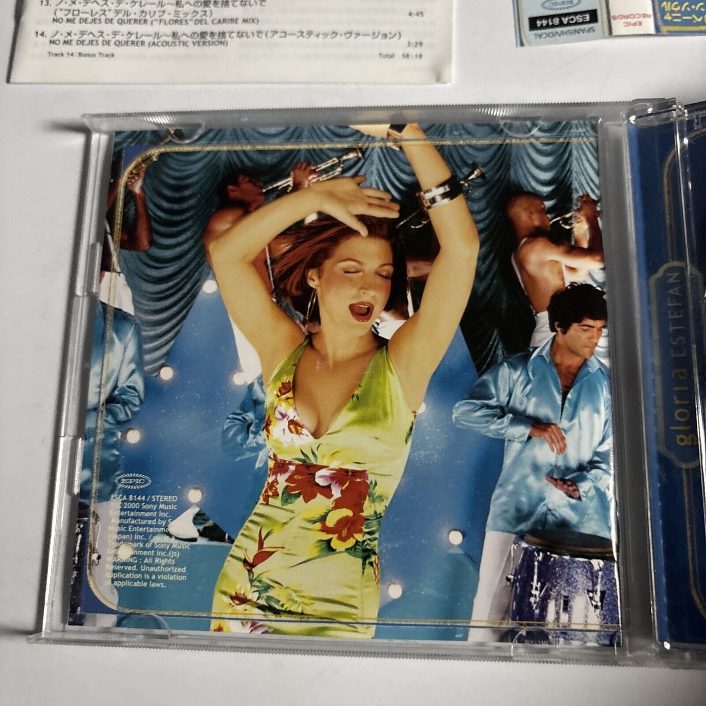 Gloria Estefan – Alma Caribeña [Caribbean Soul] (CD, 2000) Japan Bonus Track obi