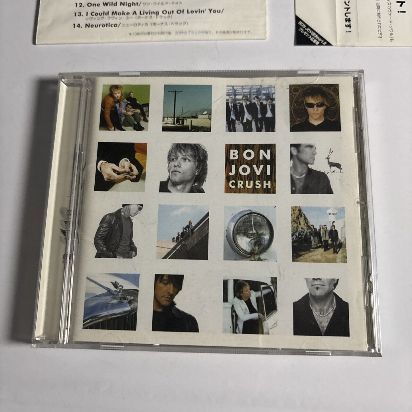 Bon Jovi – Crush (CD, 2000) phcw-1100 Japan Bonus Track, obi