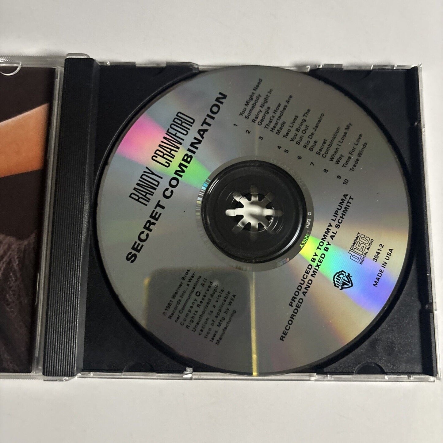 Randy Crawford – Secret Combination (CD, 1990) 599396