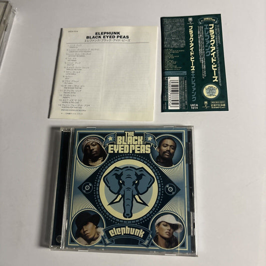 The Black Eyed Peas – Elephunk (CD, 2003) uica-1014 Japan Bonus Track, obi