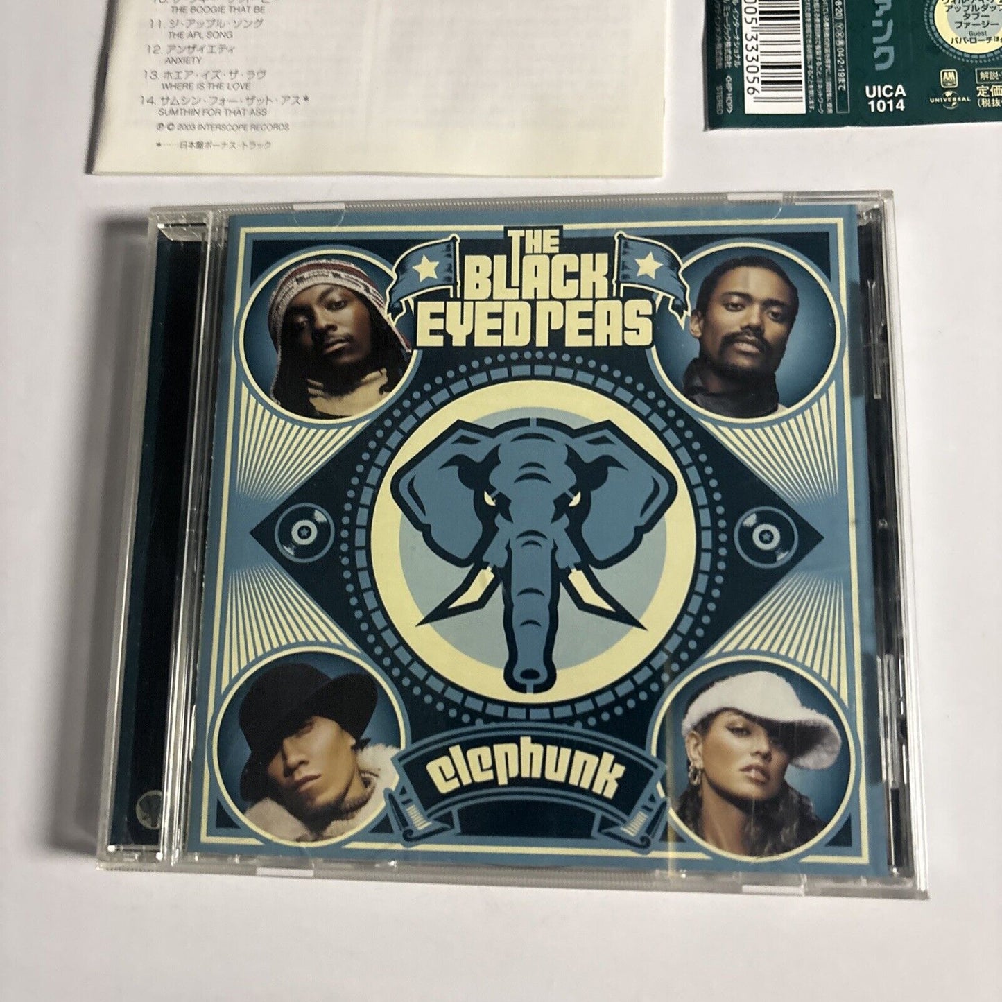 The Black Eyed Peas – Elephunk (CD, 2003) uica-1014 Japan Bonus Track, obi