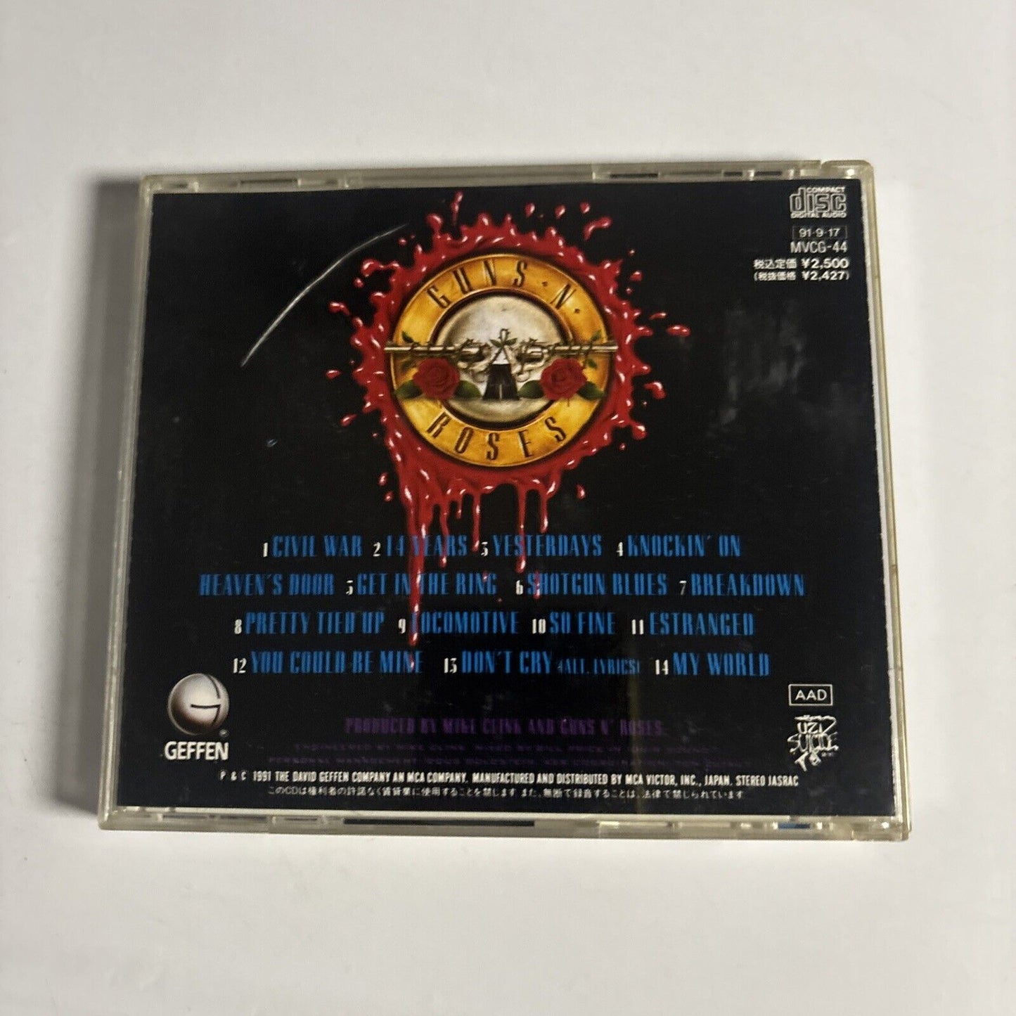 Guns N' Roses – Use Your Illusion II (CD, 1991) mvcg-44 Japan