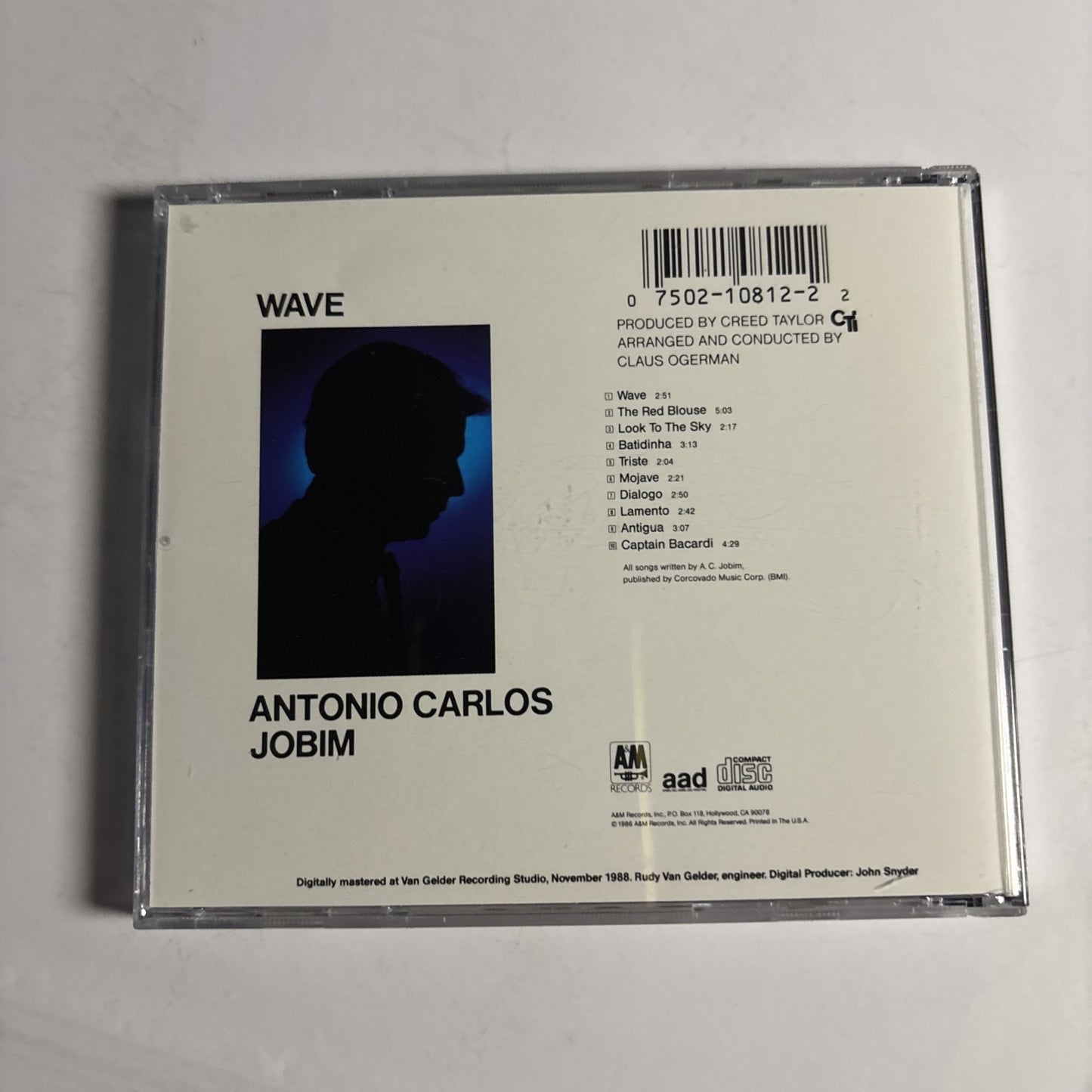 Antonio Carlos Jobim – Wave (CD, 1967) CD 0812