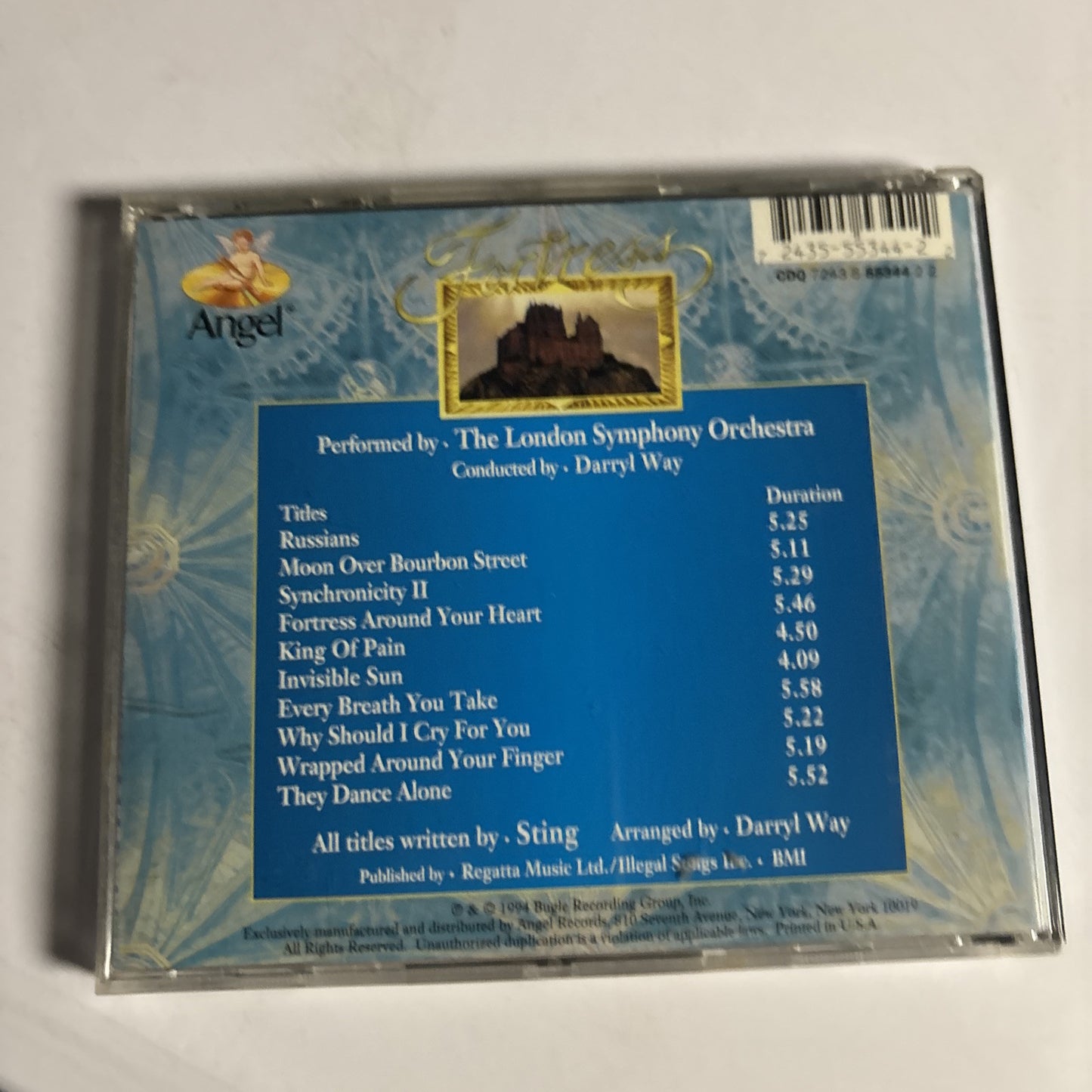 Fortress - The London Symphony Orchestra Performs The Music Of Sting (CD, 1995)