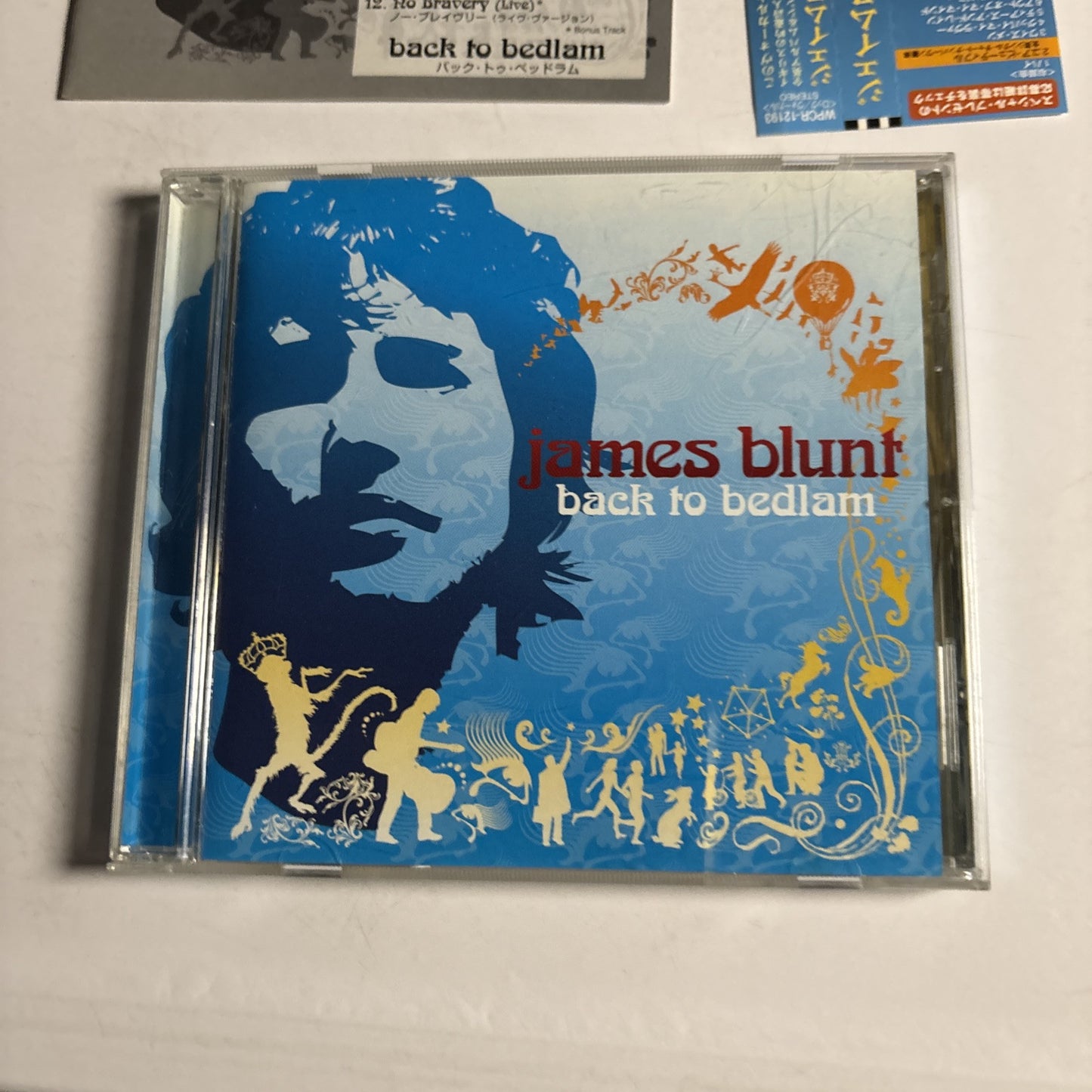 James Blunt – Back To Bedlam (CD, 2005) wpcr-12193 Japan obi