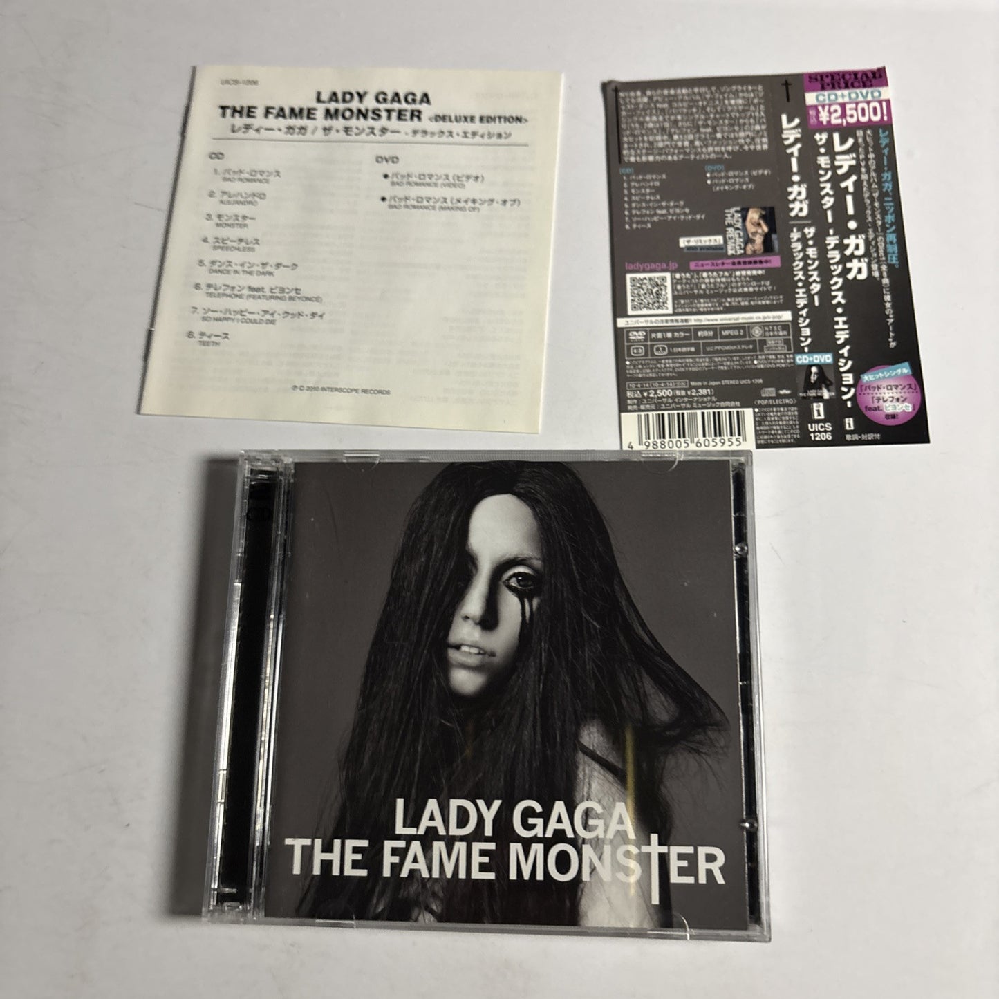Lady Gaga – The Fame Monster (CD + DVD, 2010, 2-Disc)  Japan obi, DVD