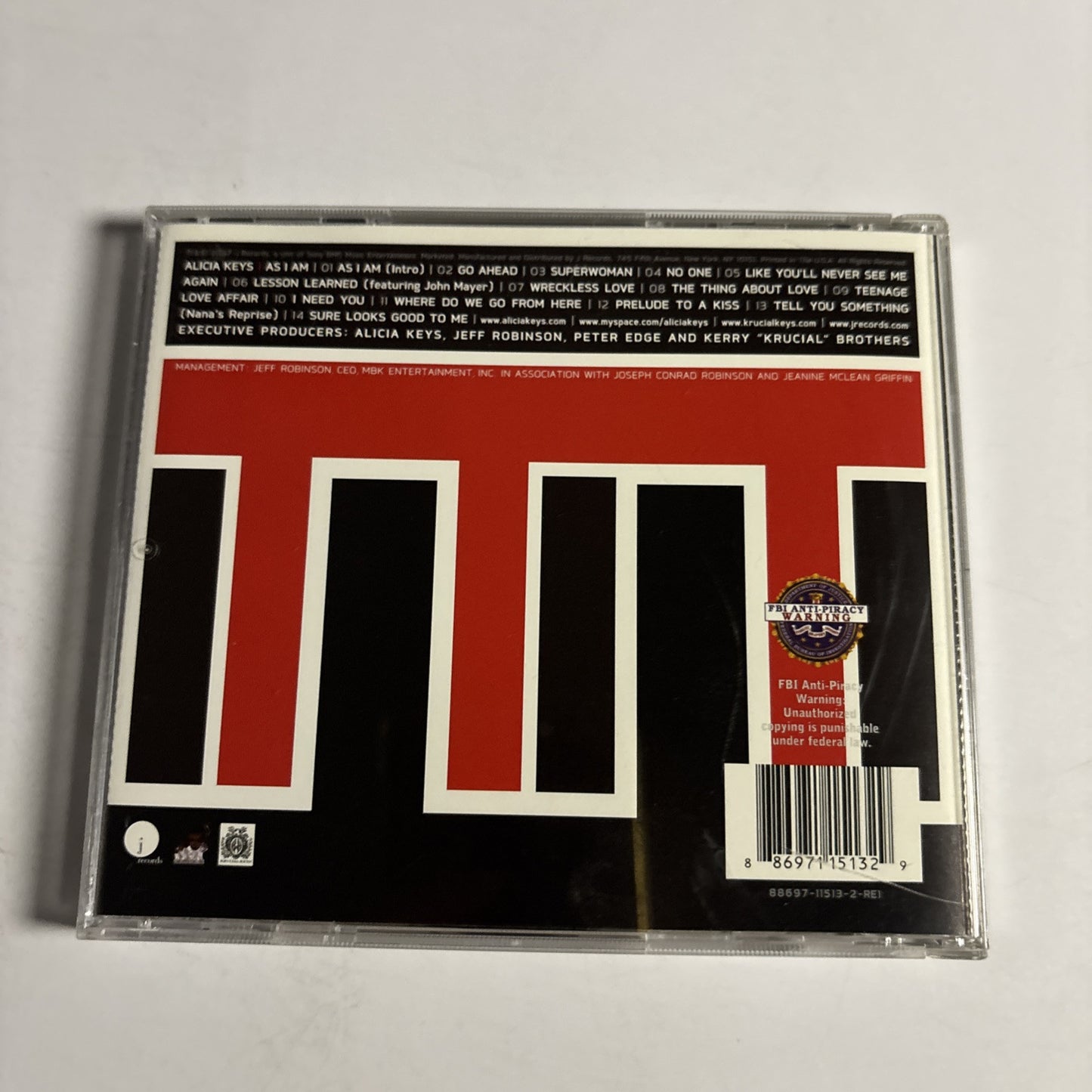 Alicia Keys – As I Am (CD, 2007)