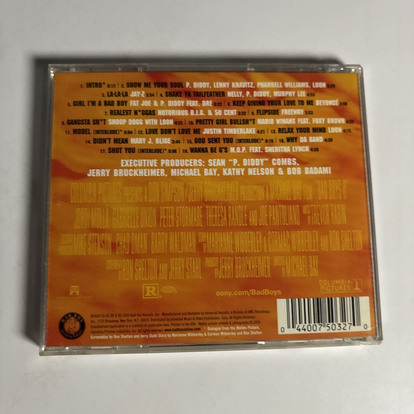 Bad Boys II - The Movie Soundtrack (CD, 2003) B0000716-02