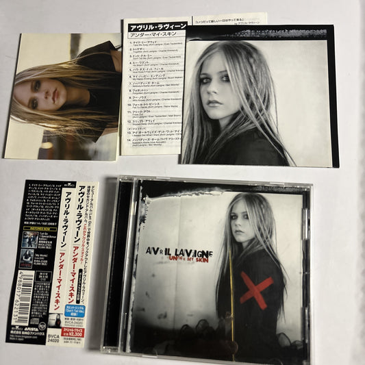 Avril Lavigne – Under My Skin (CD, 2004) Japan Bonus Track, Obi, sticker