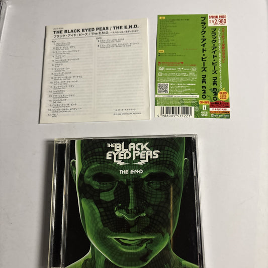 The Black Eyed Peas – The E.N.D (CD + DVD, 2009, 2-Disc) Japan Bonus Track Obi