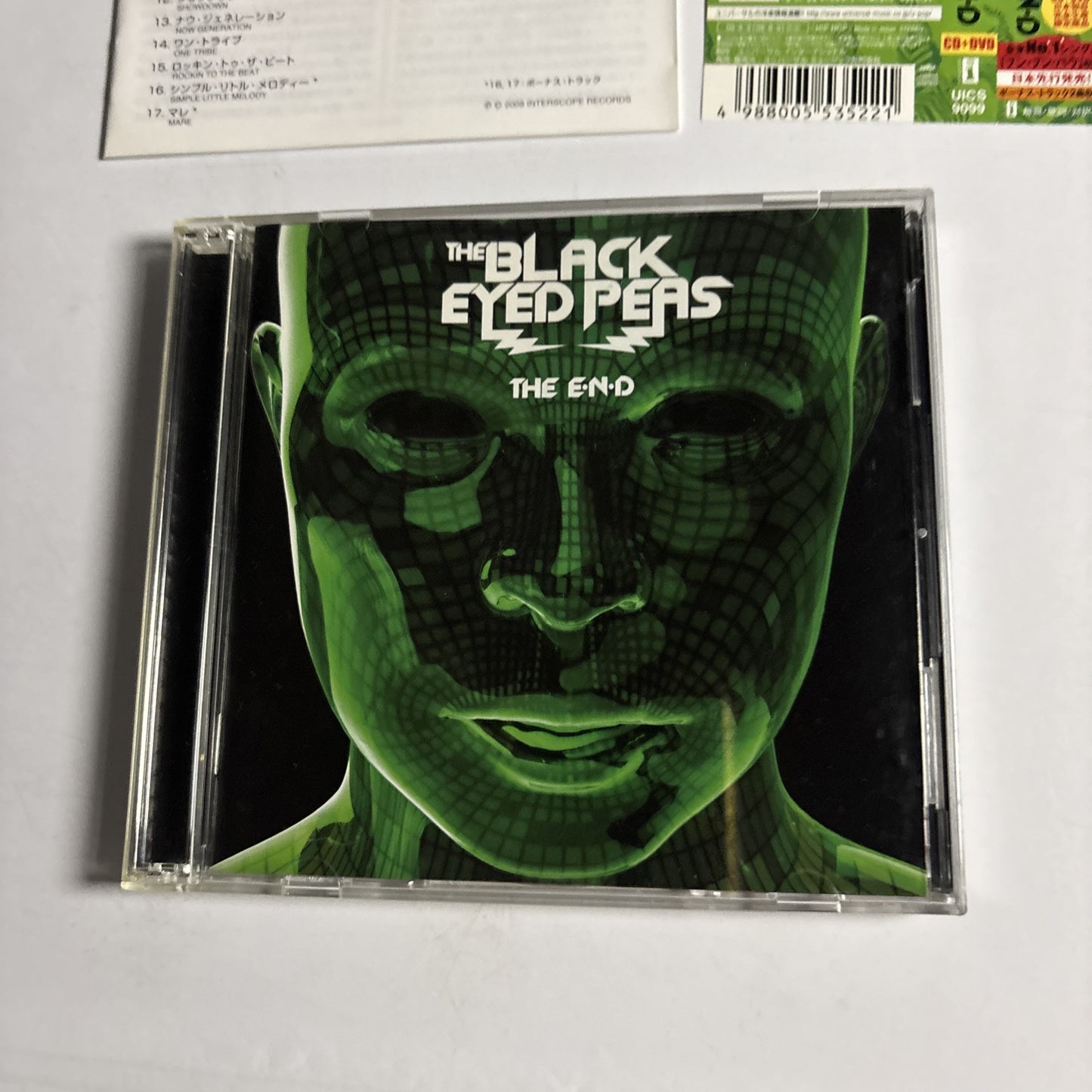 The Black Eyed Peas – The E.N.D (CD + DVD, 2009, 2-Disc) Japan Bonus Track Obi