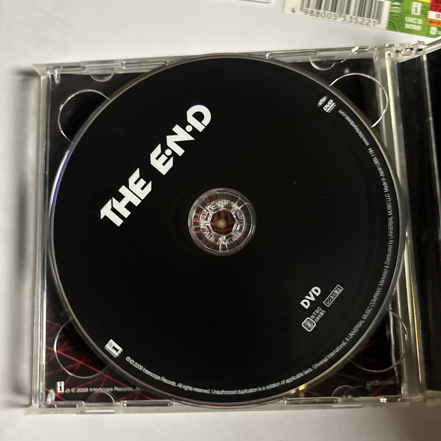 The Black Eyed Peas – The E.N.D (CD + DVD, 2009, 2-Disc) Japan Bonus Track Obi