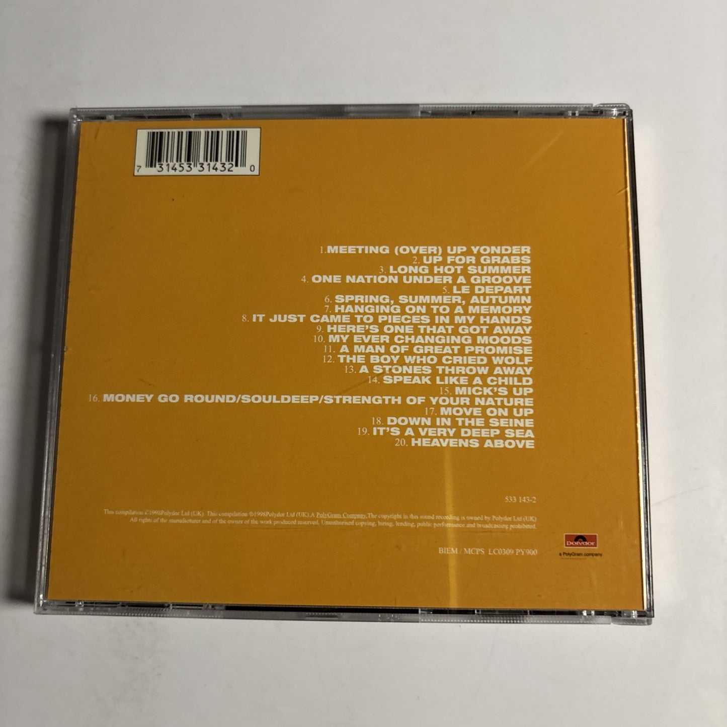 The Style Council – In Concert (CD, 1998) 533 143-2