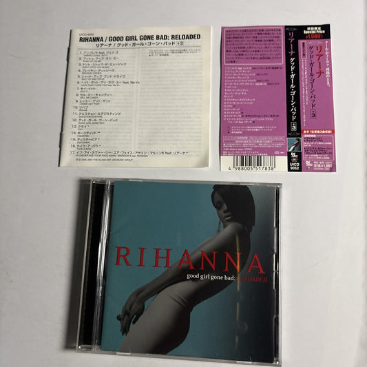 Rihanna – Good Girl Gone Bad: Reloaded (CD, 2008) uicd-9052 Japan obi