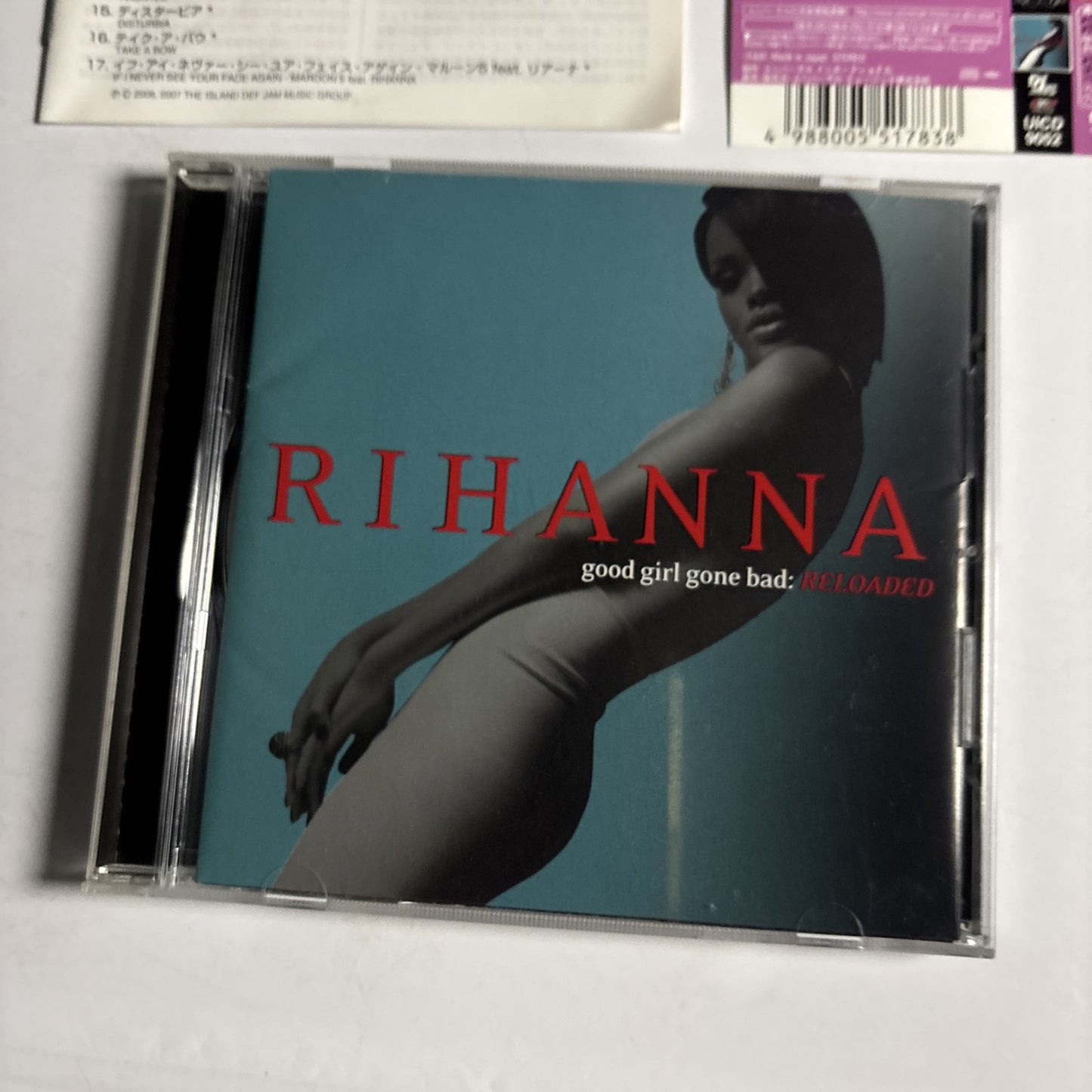 Rihanna – Good Girl Gone Bad: Reloaded (CD, 2008) uicd-9052 Japan obi
