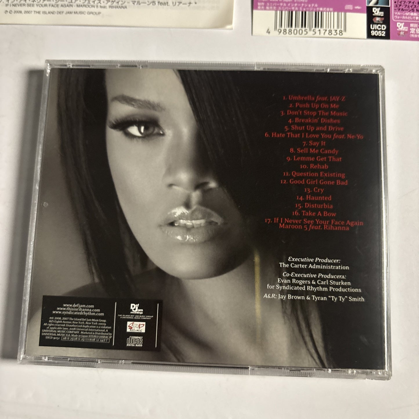 Rihanna – Good Girl Gone Bad: Reloaded (CD, 2008) uicd-9052 Japan obi