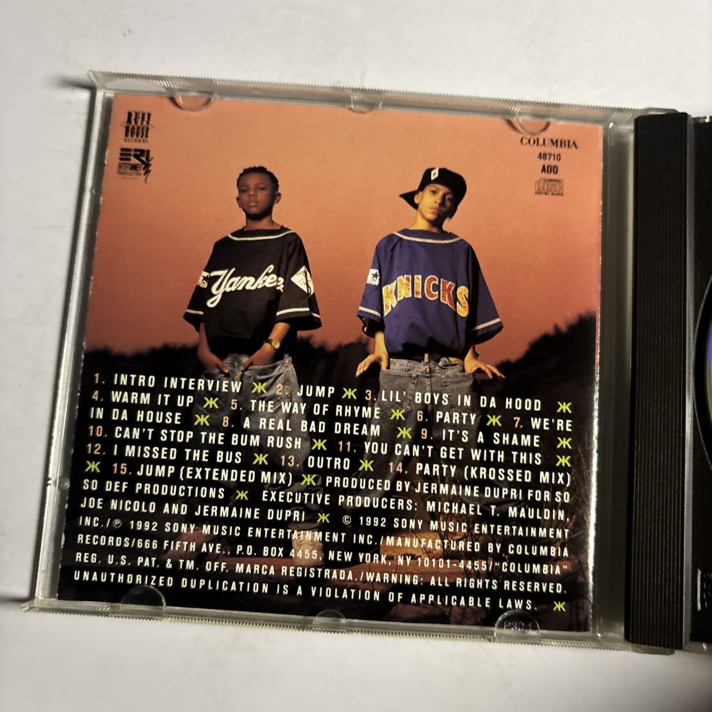 Kris Kross – Totally Krossed Out (CD, 1992) CK 48710