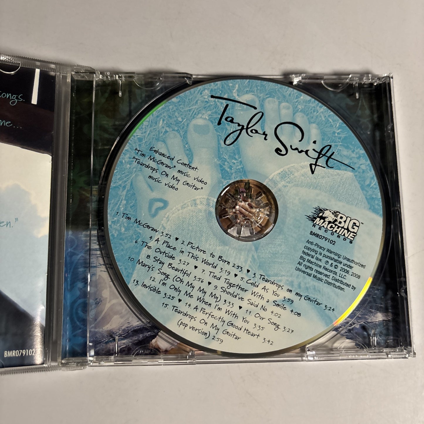 Taylor Swift – Taylor Swift (CD, 2009) BMR079102  Enhanced CD