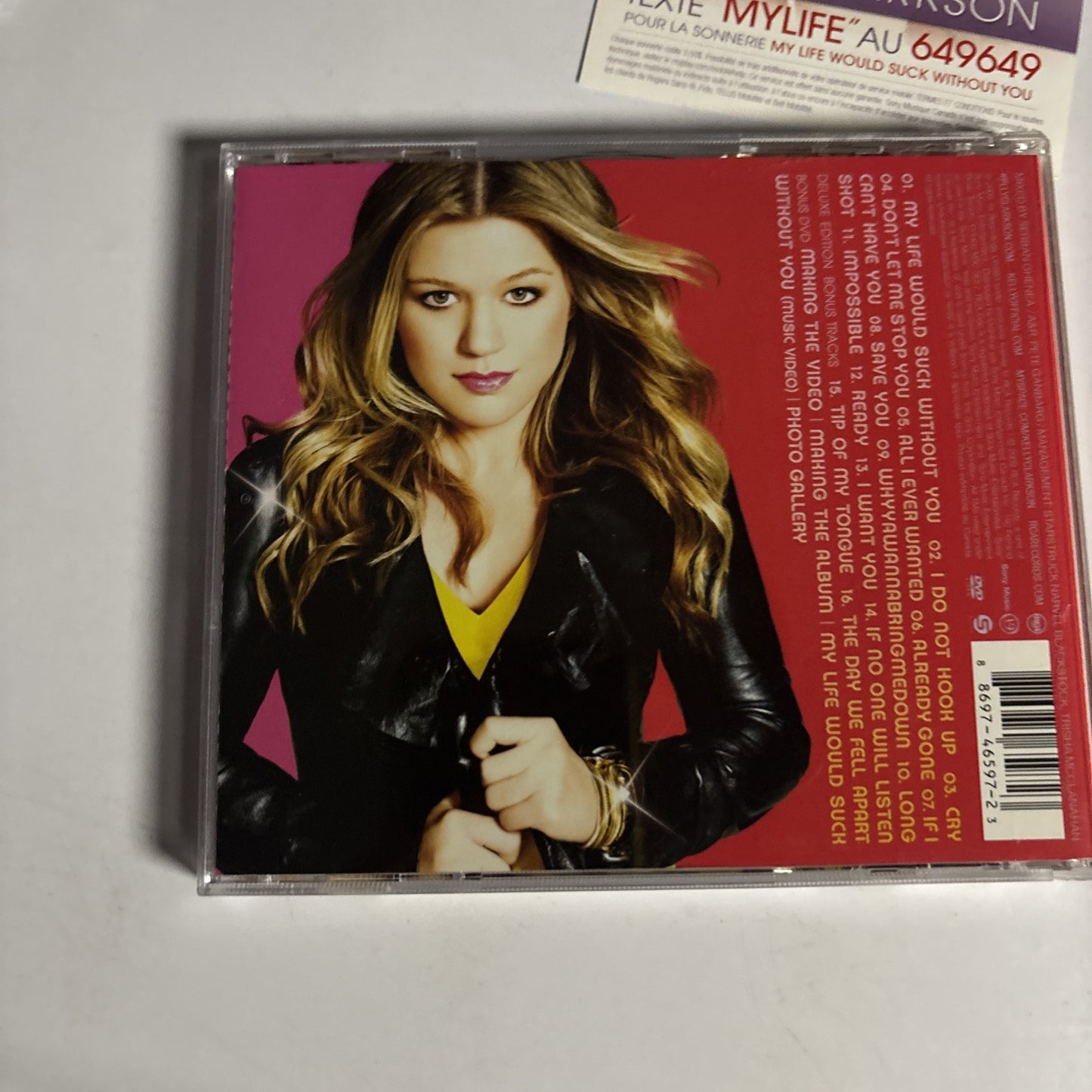 Kelly Clarkson – All I Ever Wanted (CD + DVD, 2009, 2-Disc)   DVD