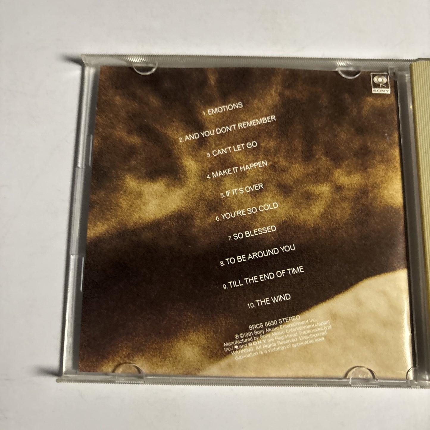 Mariah Carey – Emotions (CD, 1991) SRCS 5630 Japan