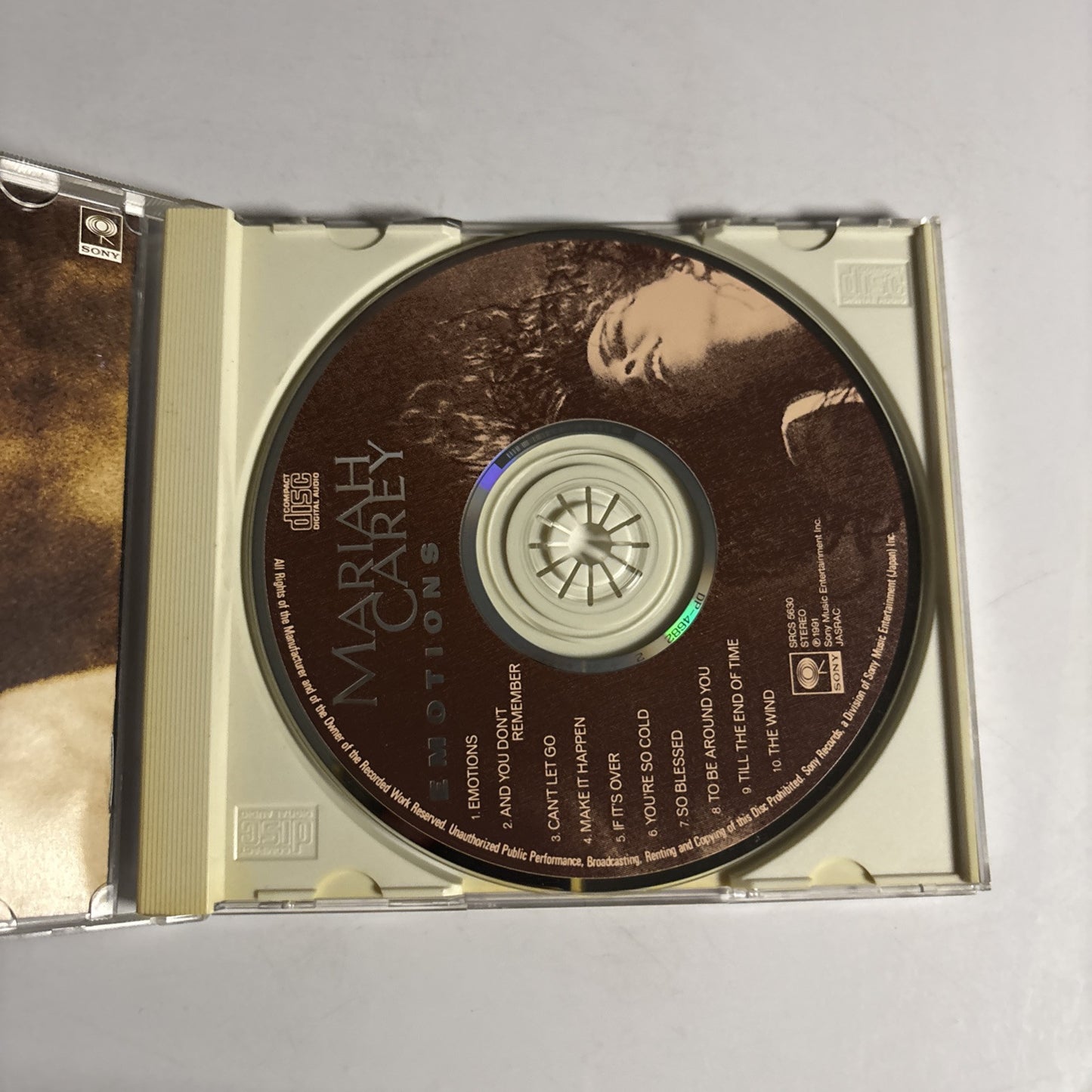 Mariah Carey – Emotions (CD, 1991) SRCS 5630 Japan