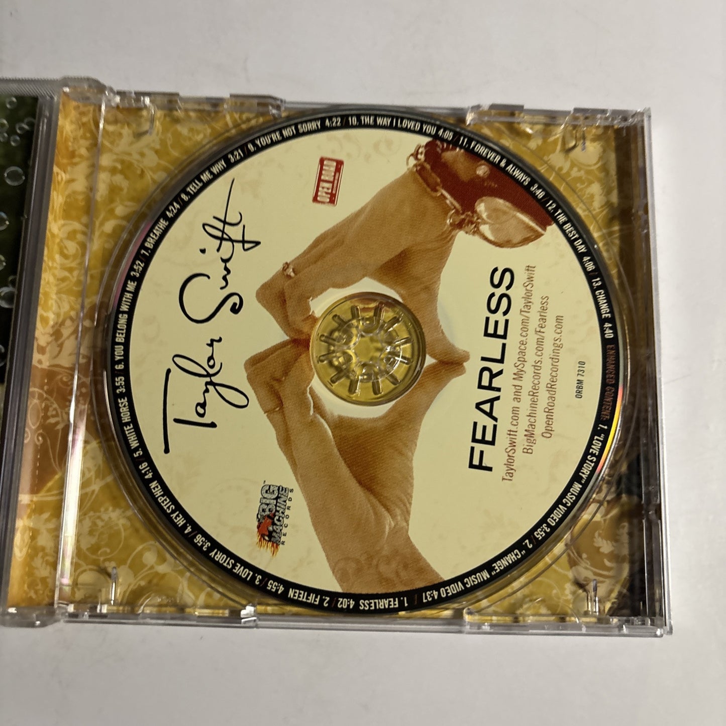 Taylor Swift – Fearless (CD, 2008) ORBM 7310  Enhanced CD