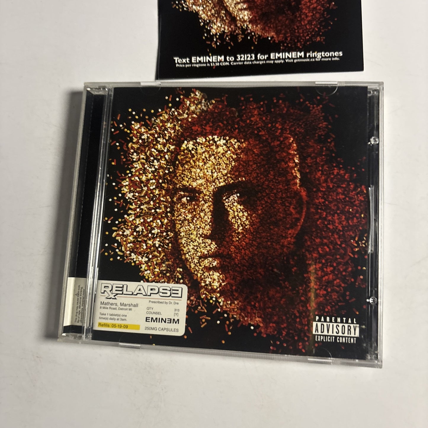 Eminem – Relapse (CD, 2009) B0012863-02