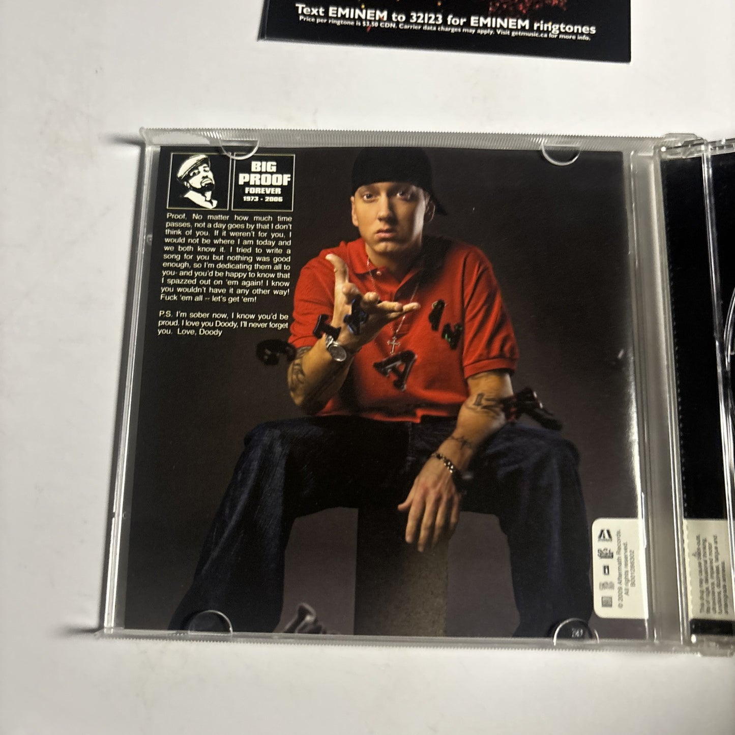 Eminem – Relapse (CD, 2009) B0012863-02