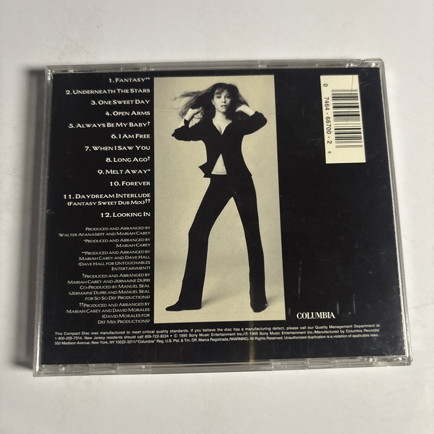 Mariah Carey – Daydream  (CD, 1995) CK 66700