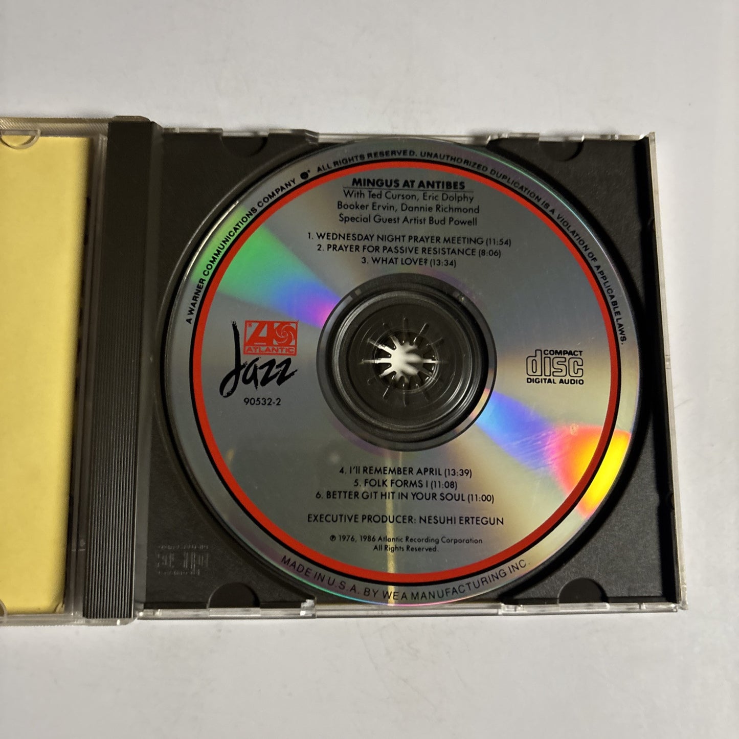 Charles Mingus – Mingus At Antibes (CD, 1979) 790 532-2