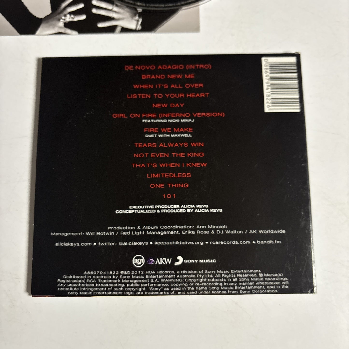 Alicia Keys – Girl On Fire (CD, 2012)   Digipak