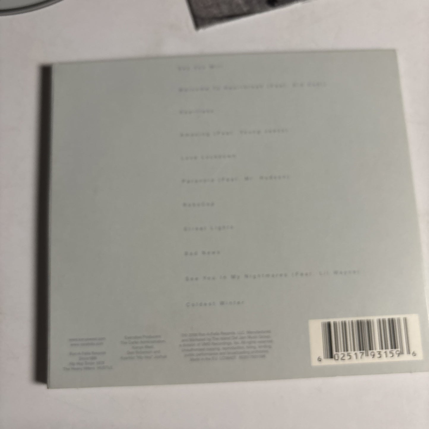 Kanye West – 808s & Heartbreak (CD, 2008) Trifold Digisleeve