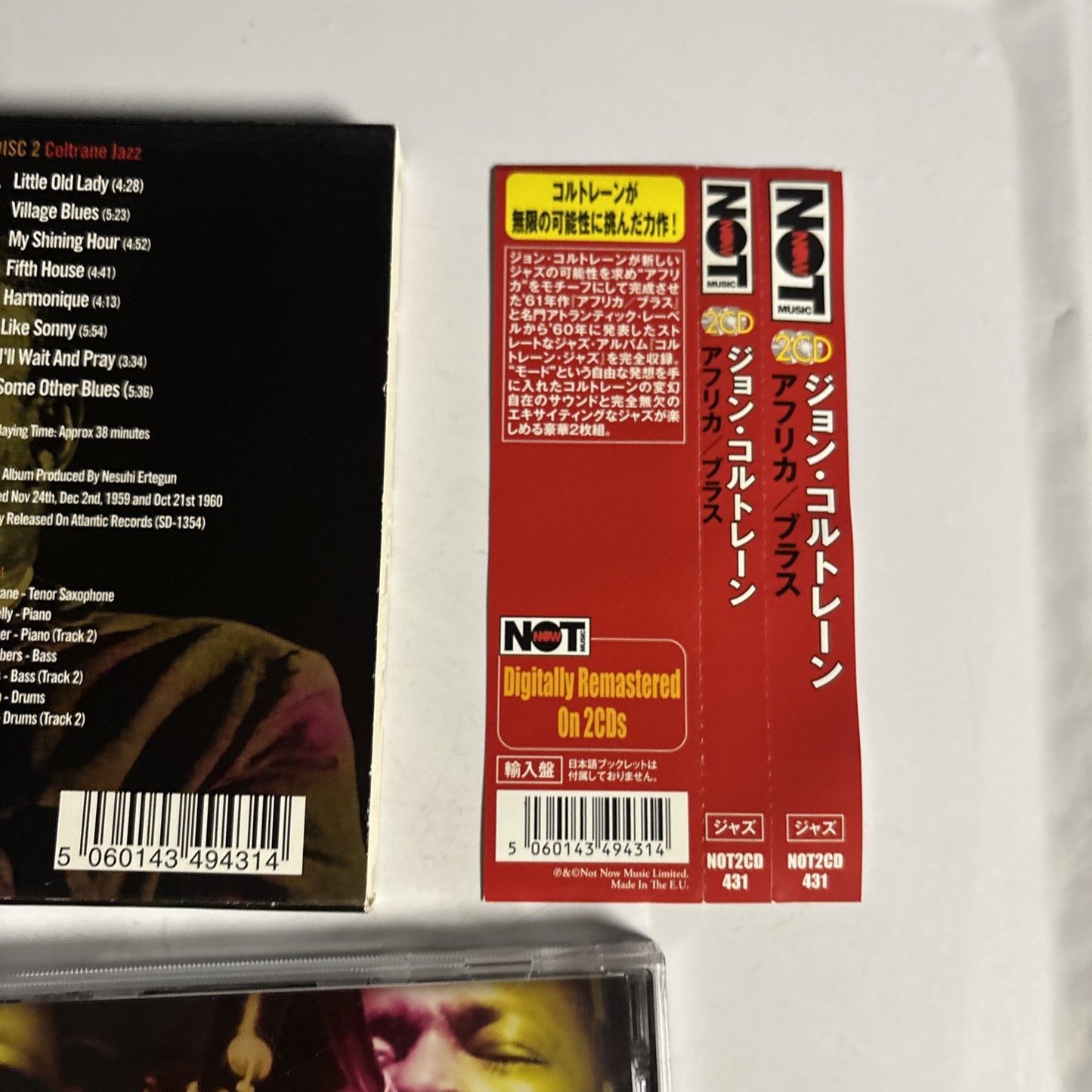 John Coltrane – Africa / Brass (CD, 2012, 2-Disc) not2cd431  obi
