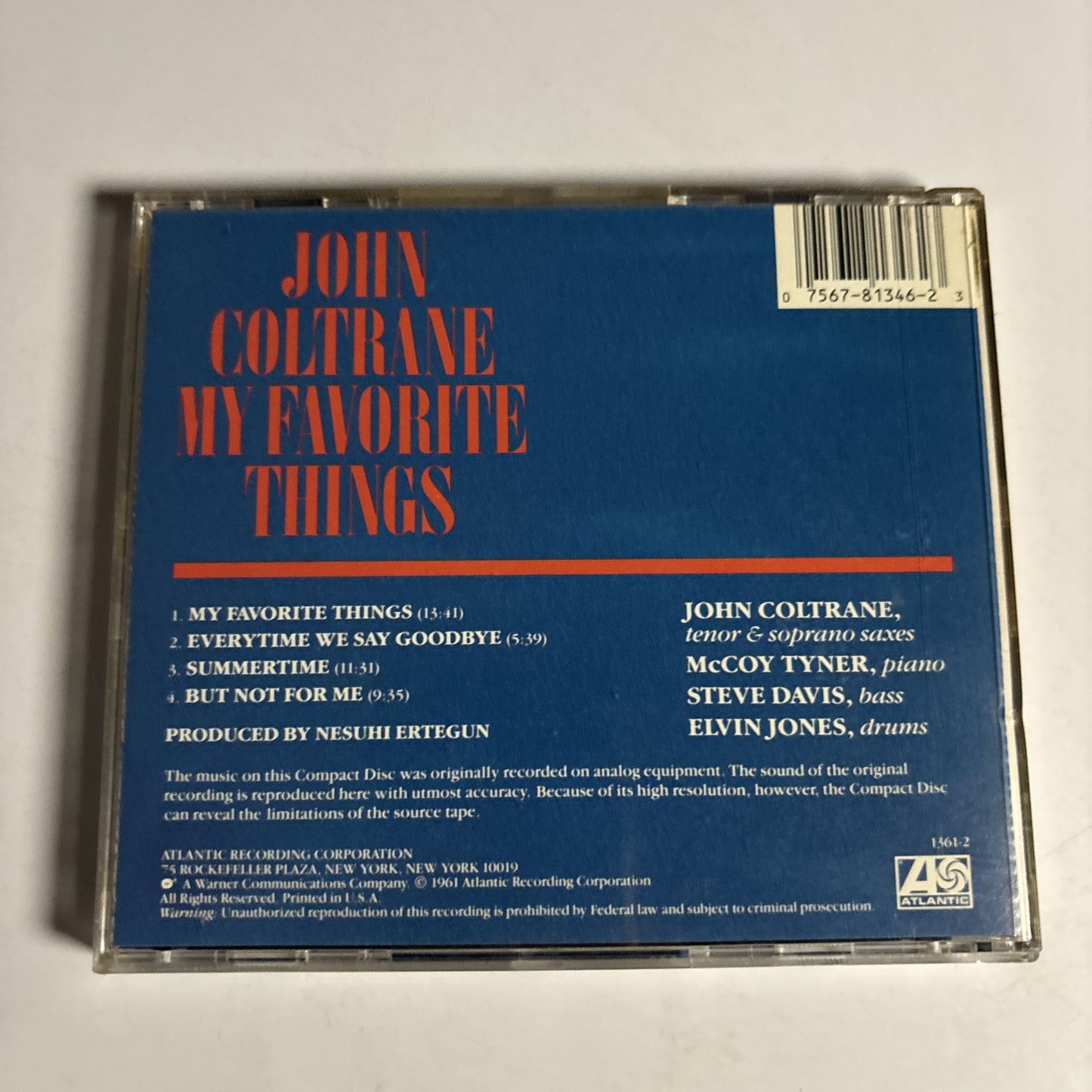 John Coltrane – My Favorite Things (CD, 1987) -196832