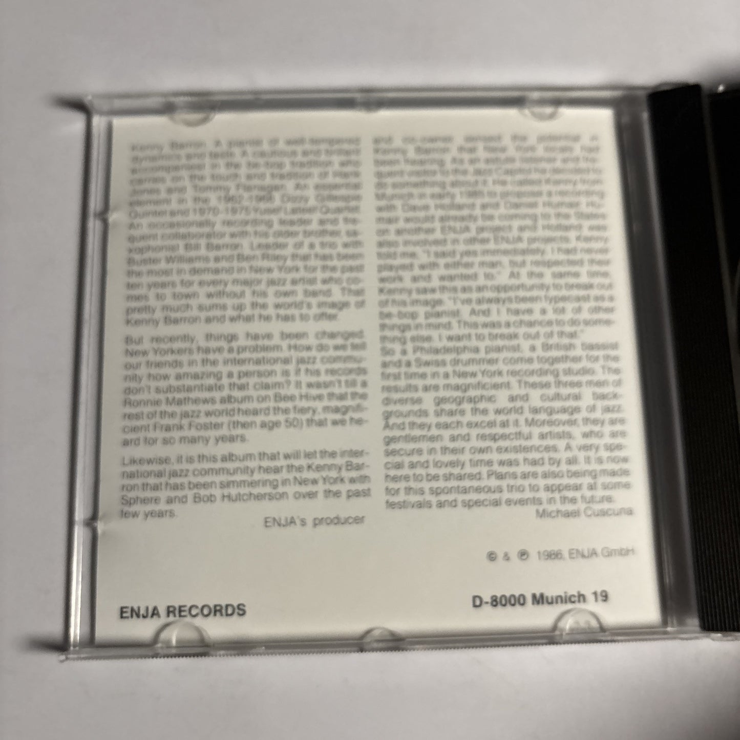 Kenny Barron – Scratch (CD, 1986)  Germany