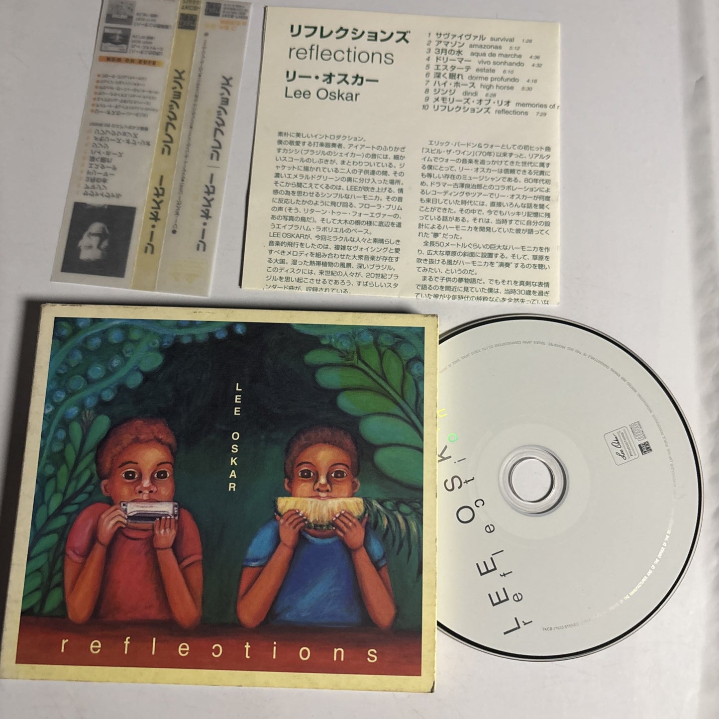 Lee Oskar – Reflections (CD, 1999) tkcb-71633 Japan obi, Digipak
