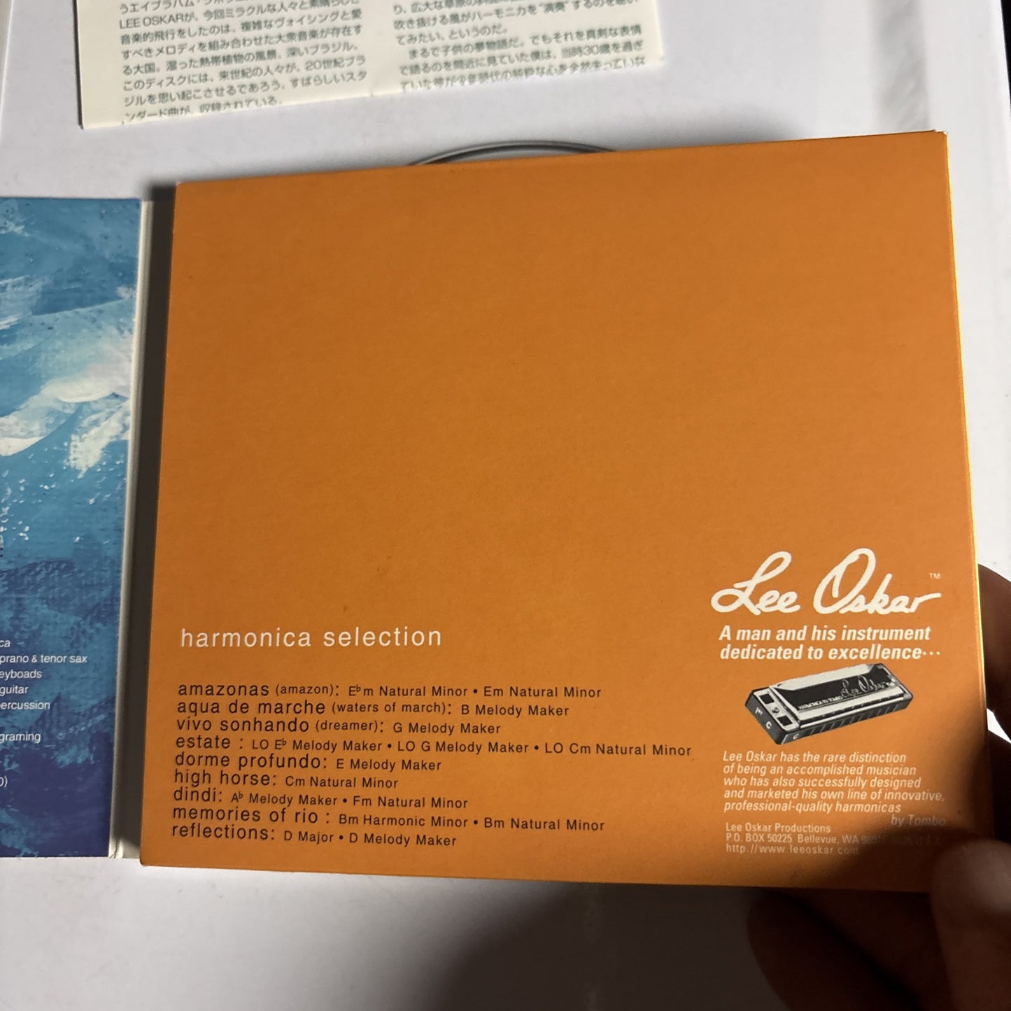Lee Oskar – Reflections (CD, 1999) tkcb-71633 Japan obi, Digipak