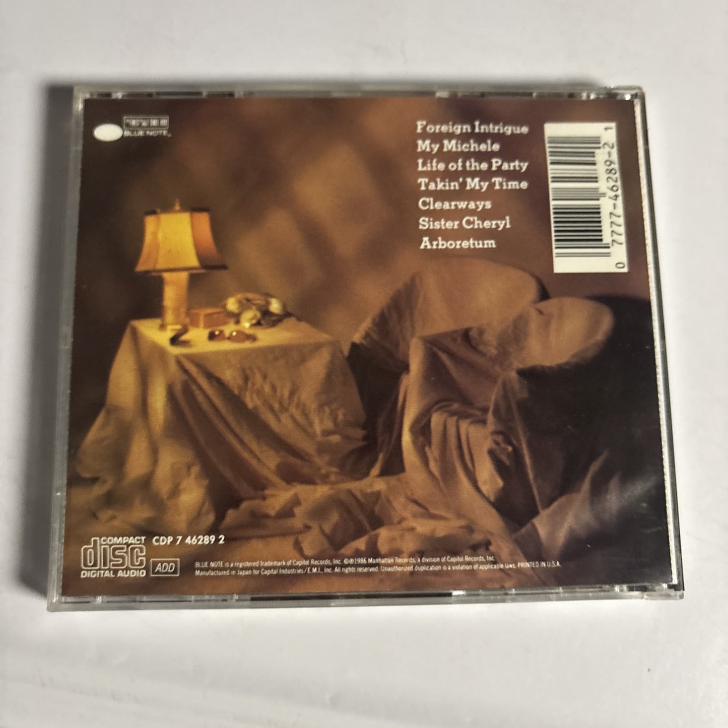 Tony Williams – Foreign Intrigue (CD, 1986) CDP 7 46289 2
