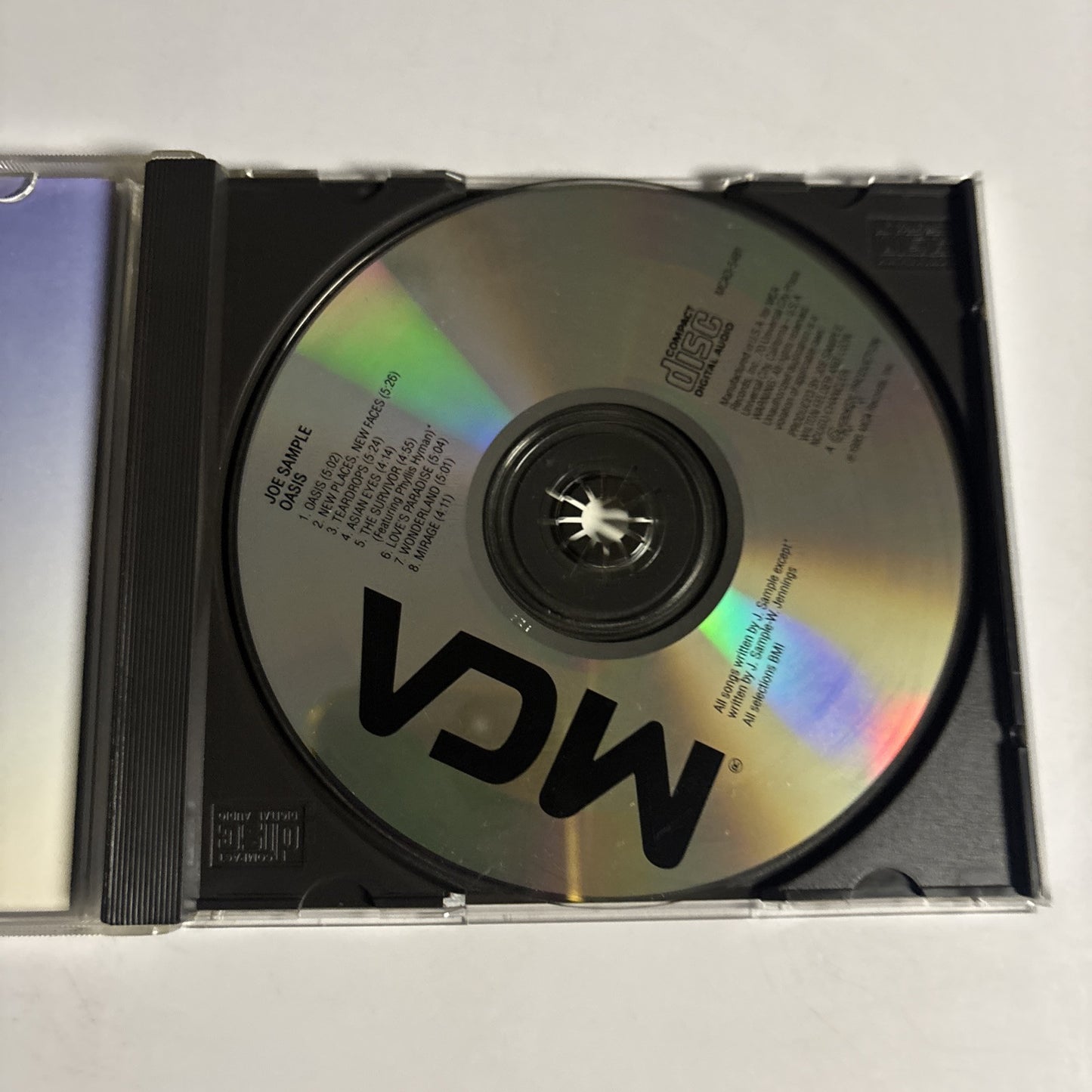 Joe Sample – Oasis (CD, 1985) MCAD-5481