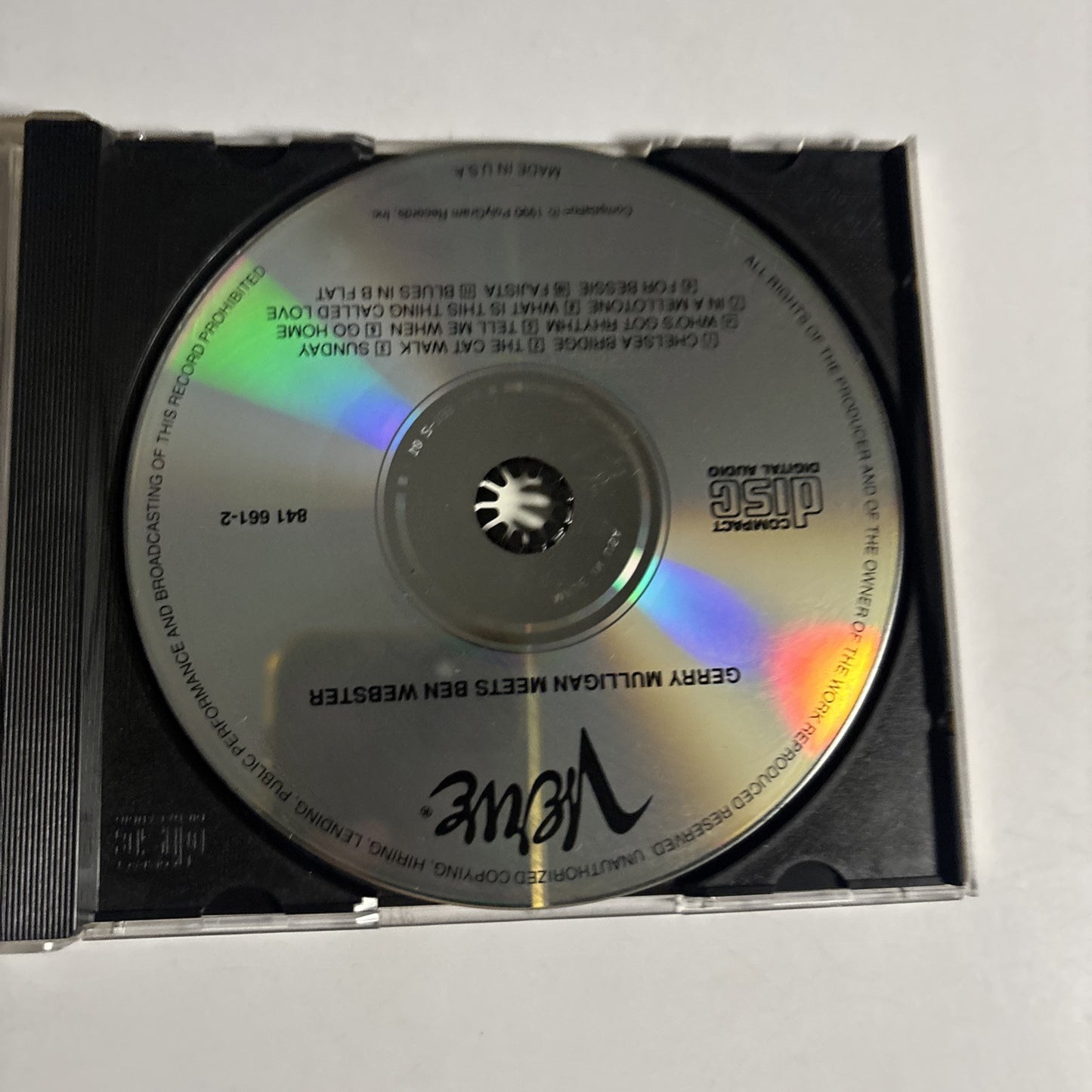 Gerry Mulligan, Ben Webster – Gerry Mulligan Meets Ben Webster (CD, 1990)