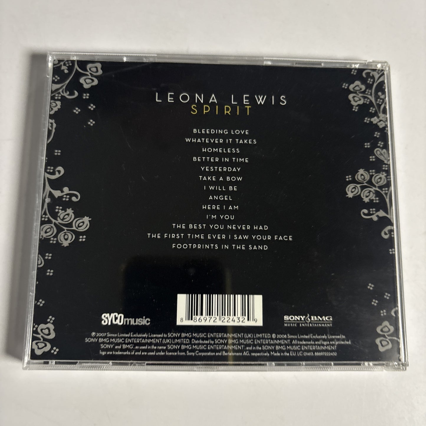 Leona Lewis – Spirit (CD, 2008)