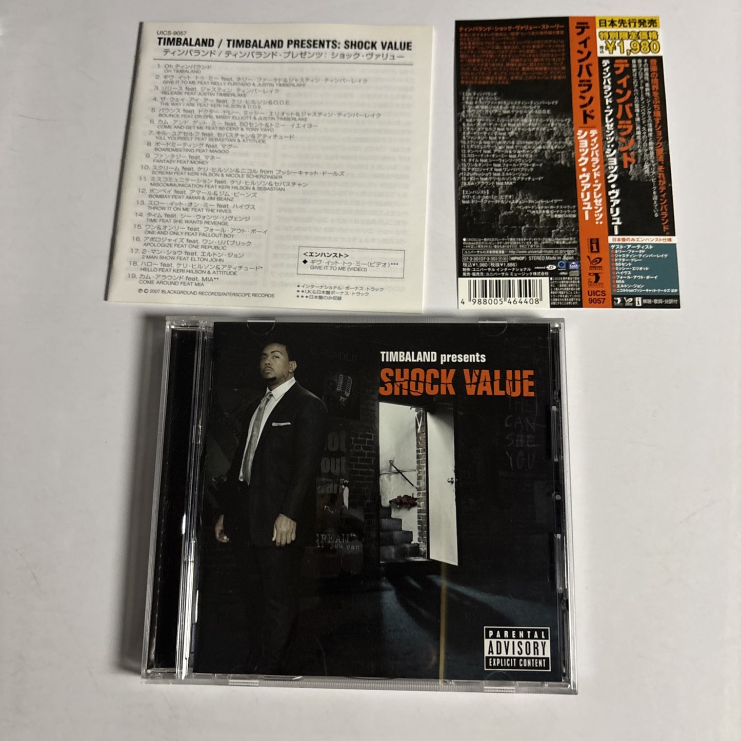 Timbaland – Shock Value (CD, 2007) uics-9057 Japan Bonus Track, Obi
